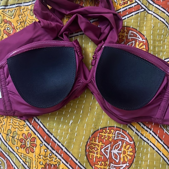 Seafolly Collective Halter Bandeau Bikini Top size 10 - Picture 3 of 12